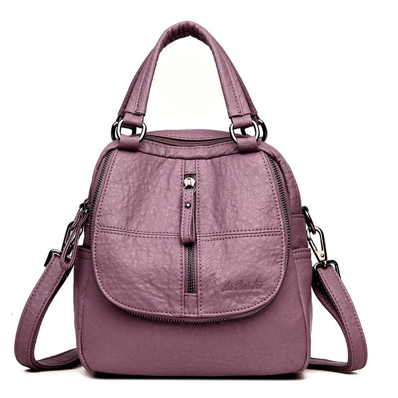 Multi-Functional Women's Soft Leather Crossbody Bag