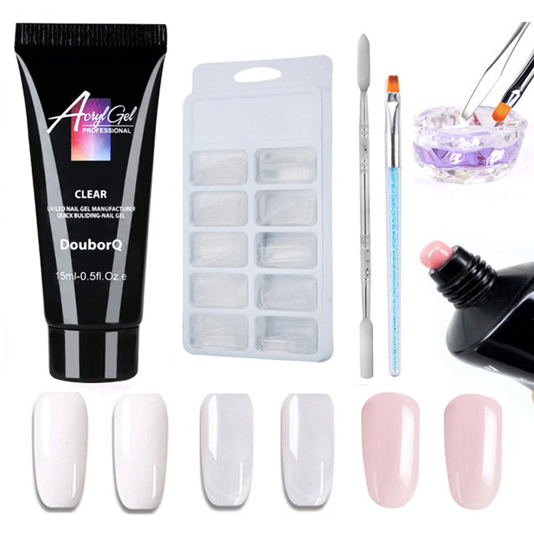 15ml Set of Fast-Drying UV Nail Gel in Multiple Colors