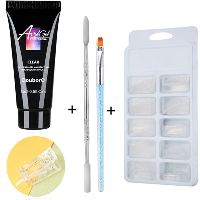 15ml Set of Fast-Drying UV Nail Gel in Multiple Colors