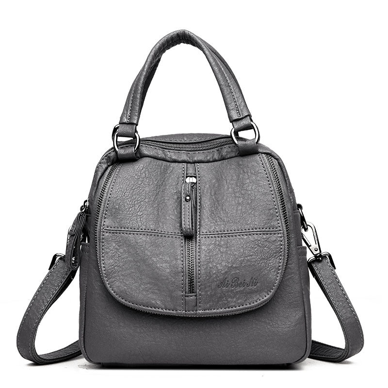 Multi-Functional Women's Soft Leather Crossbody Bag