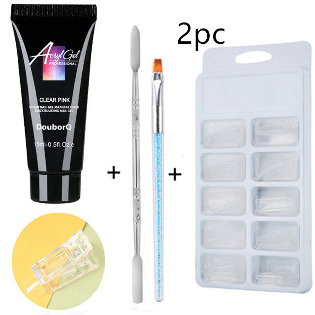 15ml Set of Fast-Drying UV Nail Gel in Multiple Colors