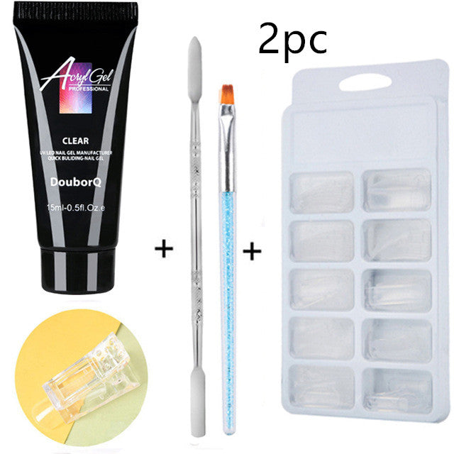 15ml Set of Fast-Drying UV Nail Gel in Multiple Colors