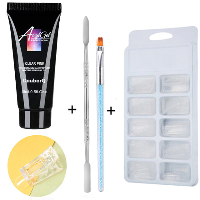 15ml Set of Fast-Drying UV Nail Gel in Multiple Colors
