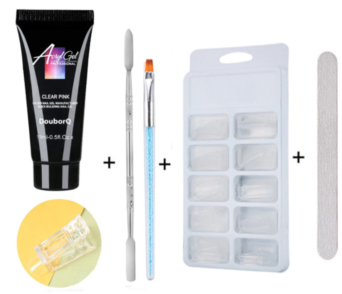 15ml Set of Fast-Drying UV Nail Gel in Multiple Colors
