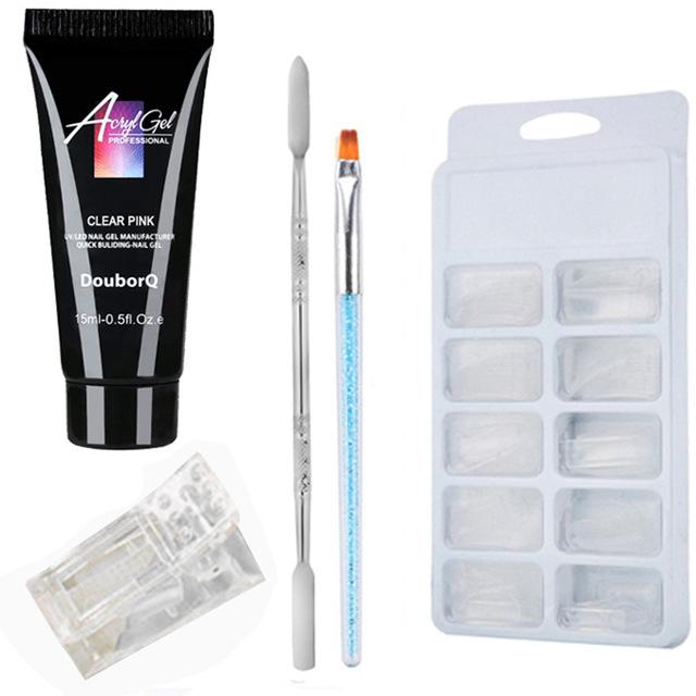 15ml Set of Fast-Drying UV Nail Gel in Multiple Colors