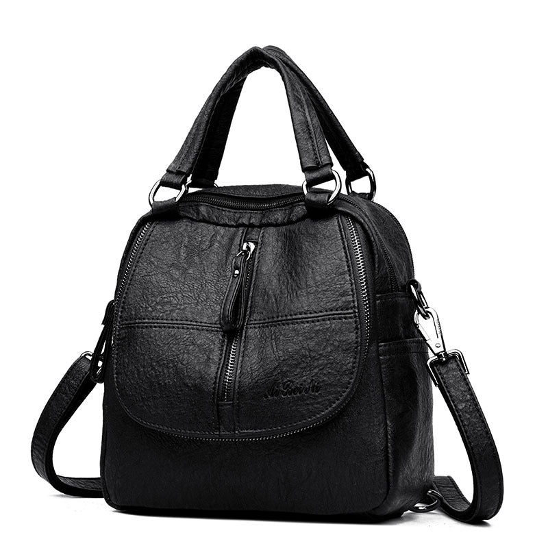 Multi-Functional Women's Soft Leather Crossbody Bag